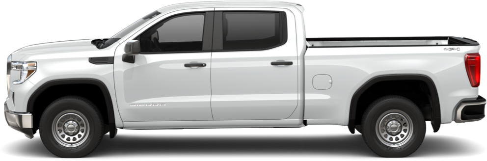 Side view of the 2024 GMC Sierra 1500 Crew Cab.