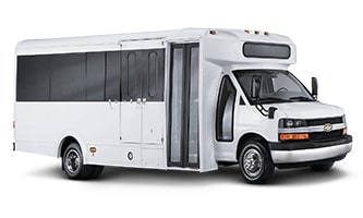 GM Envolve School/Shuttle Bus Upfit vehicle.