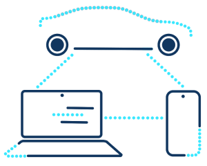 Solutions de connaissances GM : icône d’interface API + services de données.