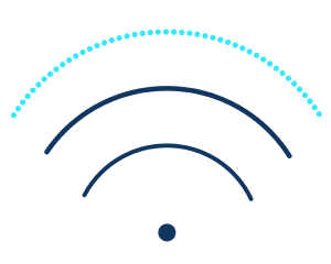 Solutions de connaissances GM : icône de point d’accès sans fil et connectivité.