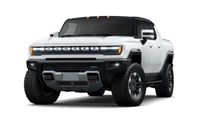 A left-facing quarter view of the 2024 GMC Hummer EV