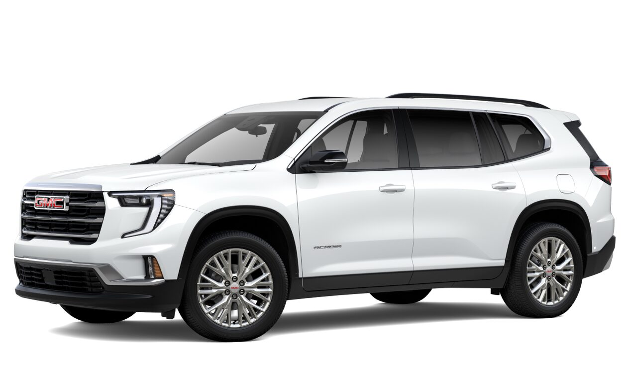 Front Three-Quarters View of the 2025 GMC Acadia