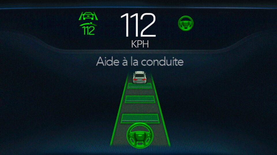 Interface d'assistance au conducteur.